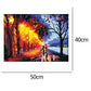 Paint By Number - Oil Painting - Street Walk (40*50cm)