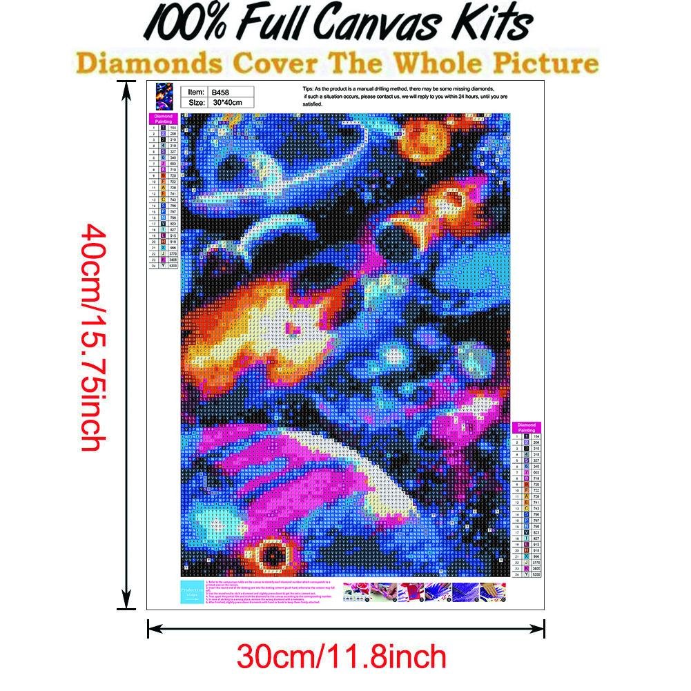 Diamond Painting - Full Round - Colorful Universe B