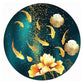 11ct Stamped Cross Stitch Lotus and Fish (50*50cm)