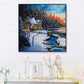 Diamond Painting - Full Round - Snow House 2