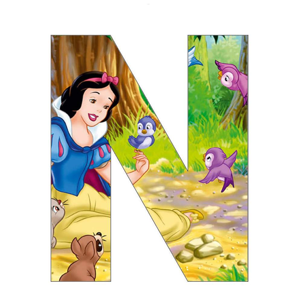 Diamond Paintings Art Full Drill Letter Snow White