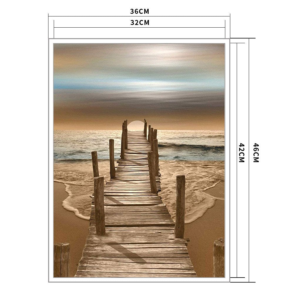 11ct Stamped Cross Stitch - Seaside(36*46cm) A