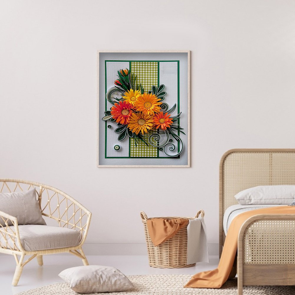 Diamond Painting - Full Round -Flower C