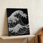 DIY Pearl Painting With Frame - Handmade Self-Adhesive Pearls - Waves (30*40cm) C