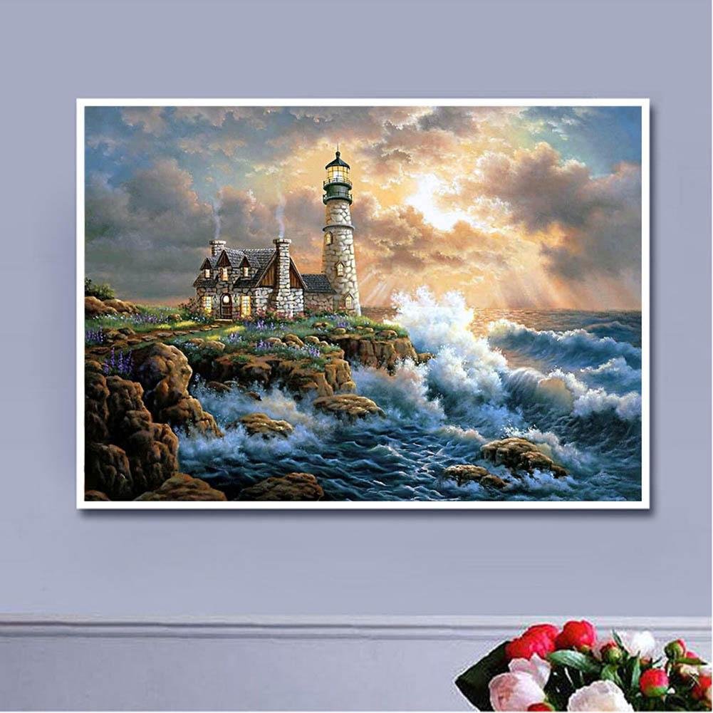 Diamond Painting - Full Round - Lighthouse C