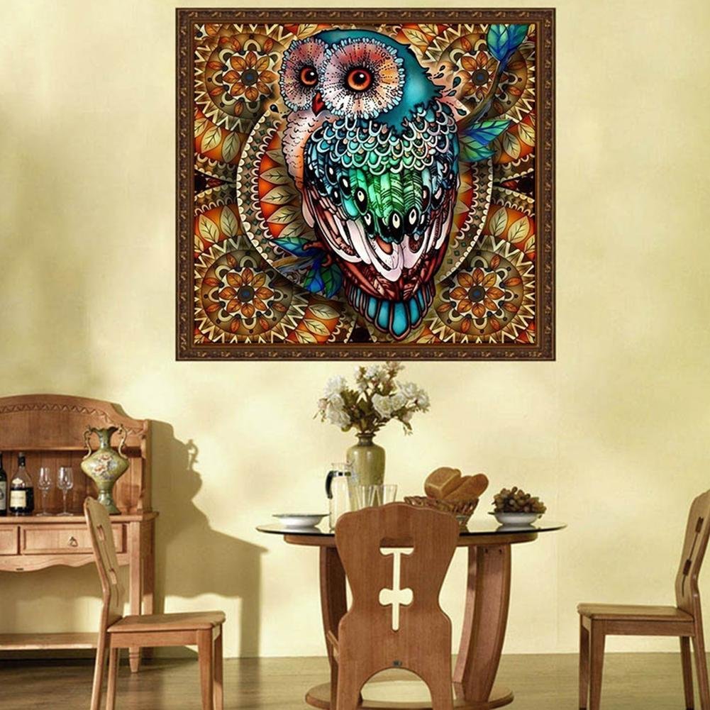 Diamond Painting -Full Round - Owl