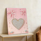DIY Pearl Painting With Frame - Handmade Self-Adhesive Pearls - Heart (30*40cm) A