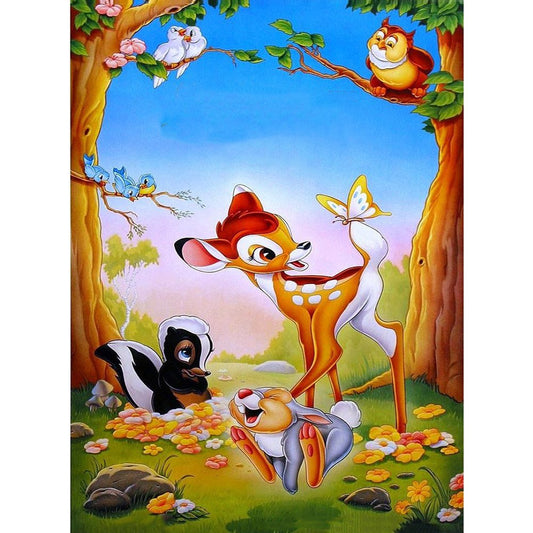 5D Diy Diamond Painting Kit Full Round Beads Deer
