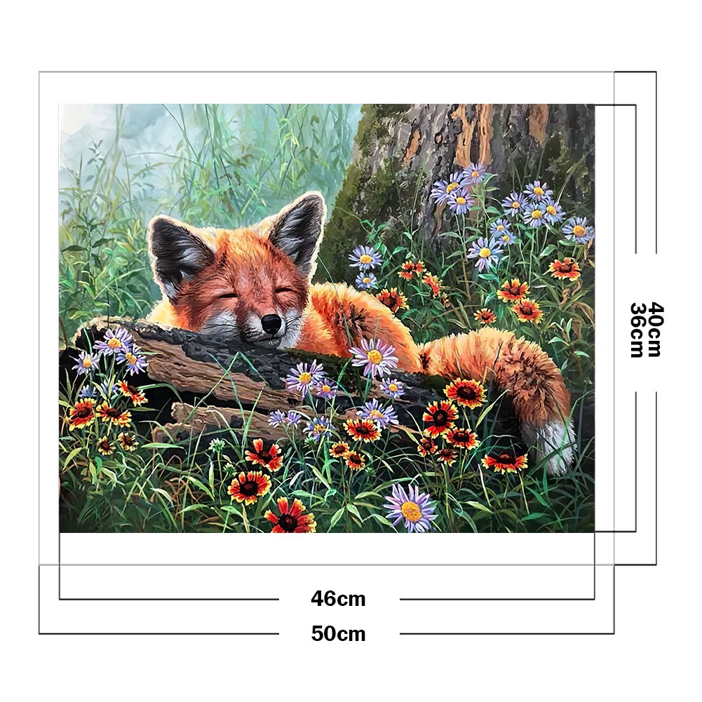 11ct Stamped Cross Stitch - Fox (50*40cm)