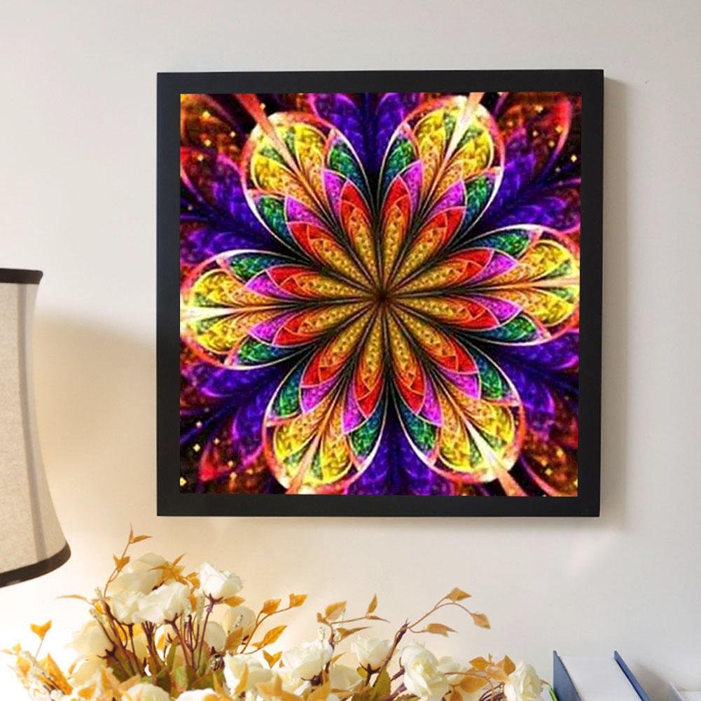 Diamond Painting - Full Round - Geometry Flower