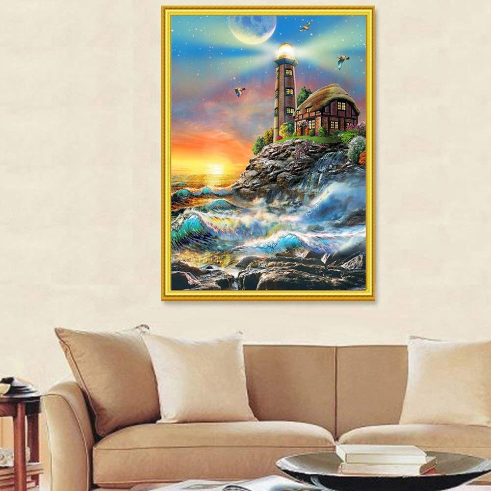 Diamond Painting - Full Round - Sea Lighthouse