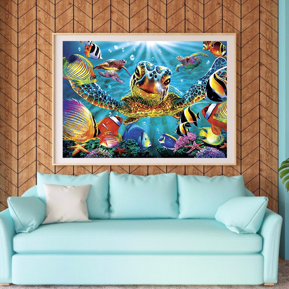 Diamond Painting - Full Round -Sea Turtle