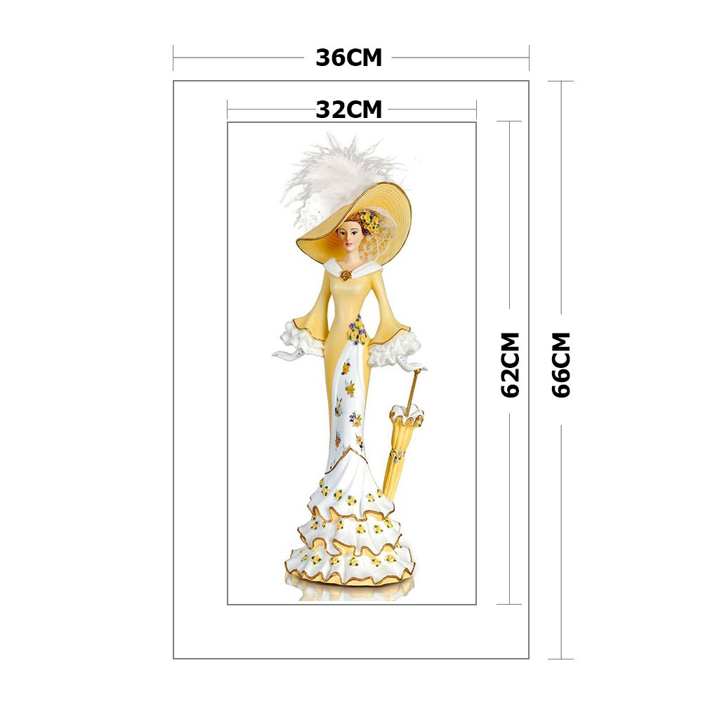 14ct Stamped Cross Stitch - Noblewoman(36*66cm) G