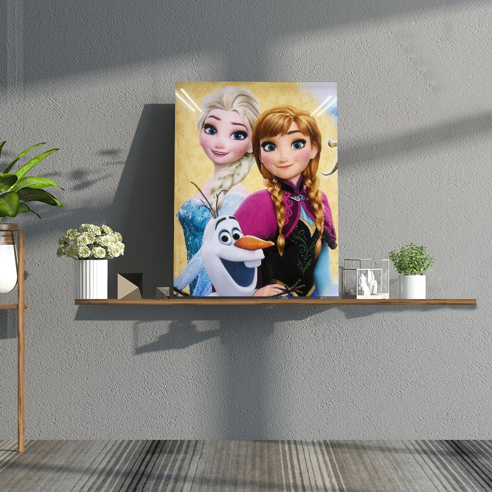 Diamond Painting - Full Round - Frozen A Princess
