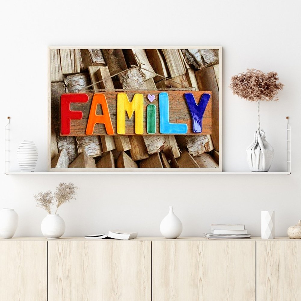 11ct Stamped Cross Stitch - Family (50*40cm)