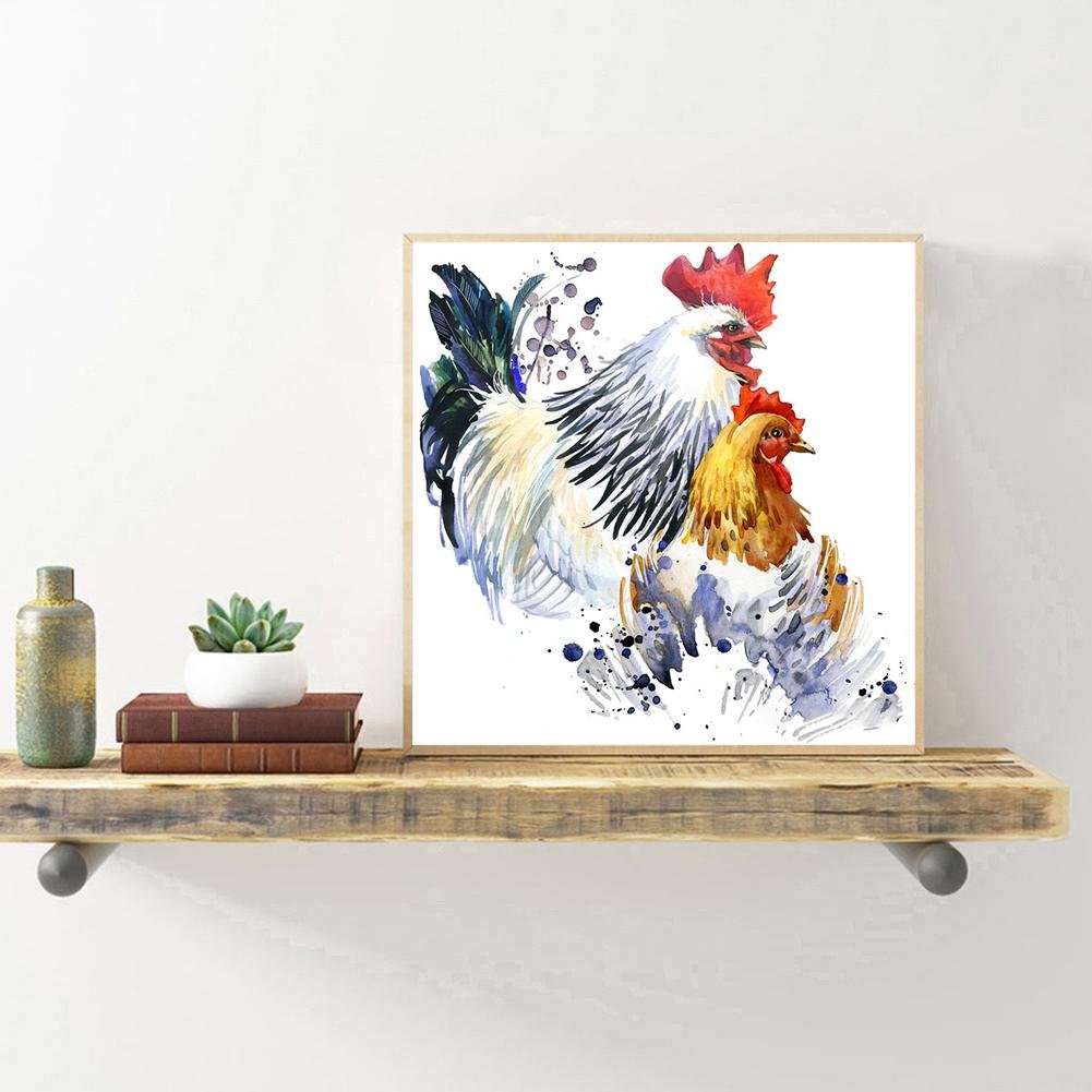 Diamond Painting - Full Round - Rooster D