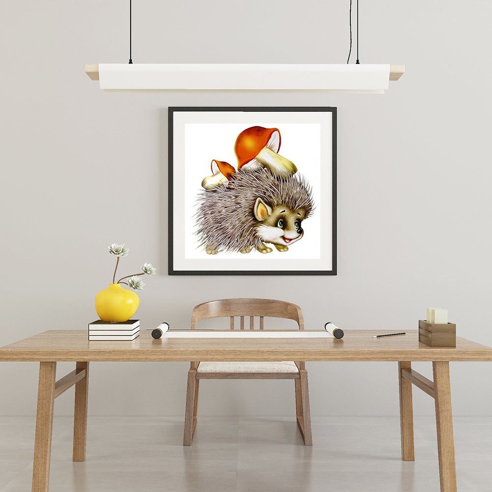 Diamond Painting - Full Round - Hedgehog D