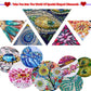 DIY Special Shape Diamond Painting Leather Bookmark Tassel Owl Embroidery