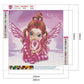 Diamond Painting - Full Round - Pink Angel Girl