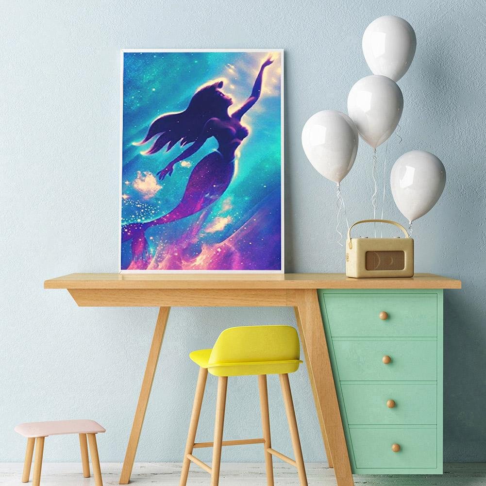 Diamond Painting - Full Round - Mermaid Princess C