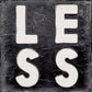 words diamond painting - less