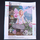 Diamond Painting - Partial Round - Angle Girl In Flowers