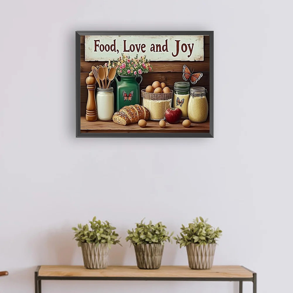 Diamond Painting - Full Round / Square - Kitchen Shelves