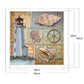 11ct Stamped Cross Stitch - Seaside (40*40cm) D