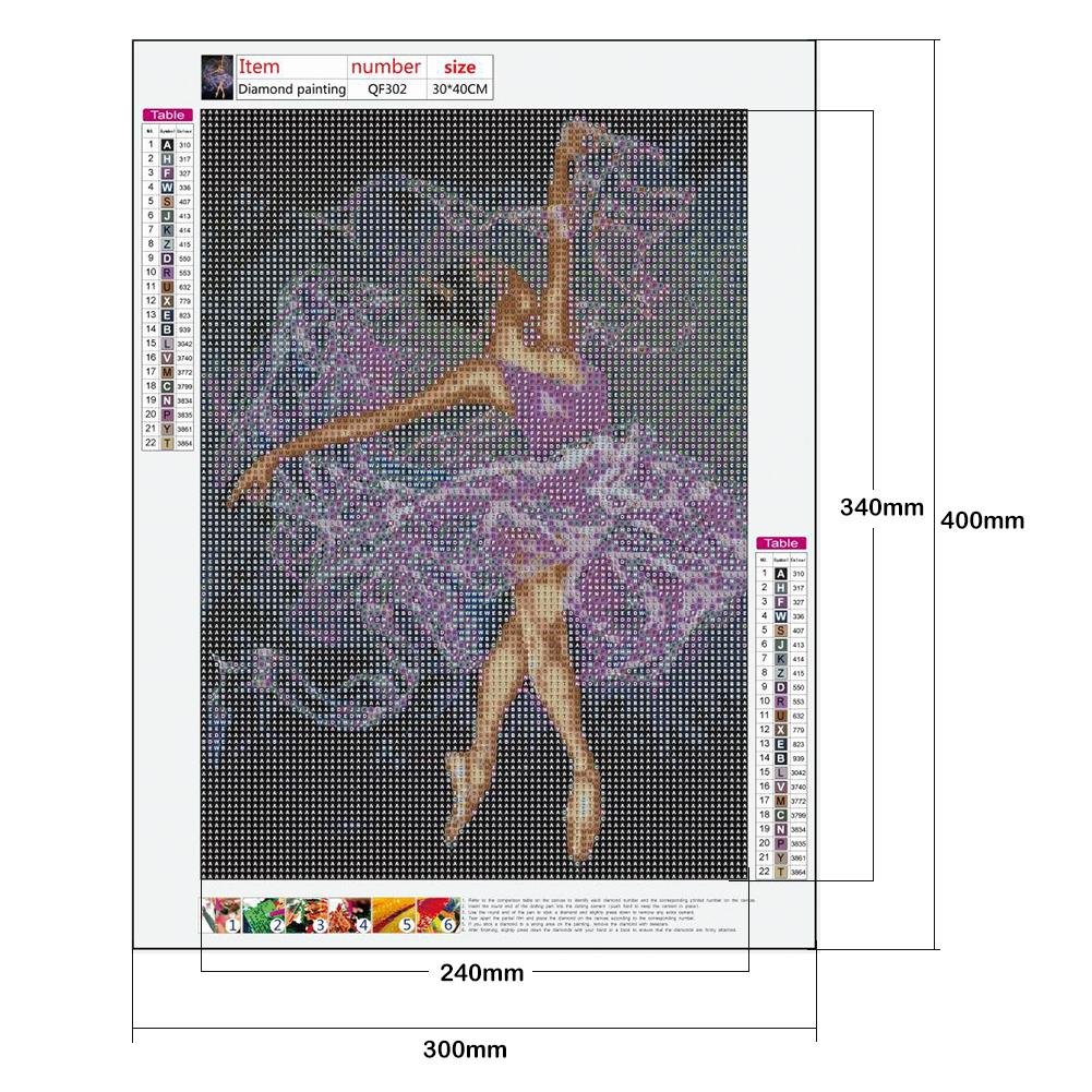 Diamond Painting - Full Round - Ballet Girl B