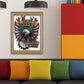 Diamond Painting - Full Round - Flag Eagle B
