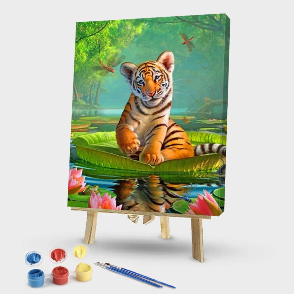 Paint By Number - Oil Painting - Tiger (40*50cm)