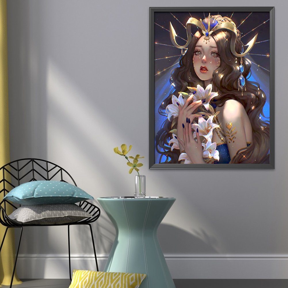 11ct Stamped Cross Stitch - Shinning Queen(45*56cm) B