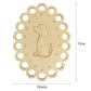 Hollow Thread Board Wooden Cross Stitch Tool - Dog