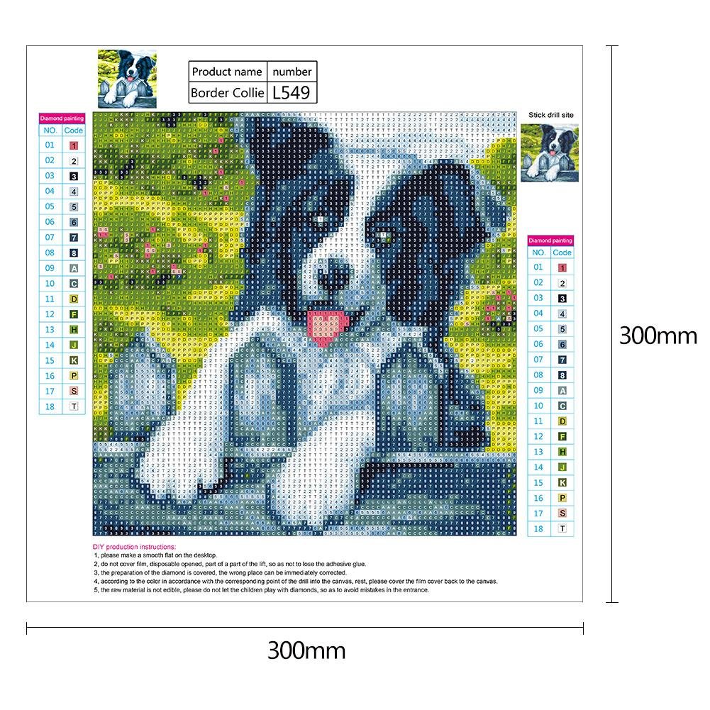 Diamond Painting - Full Round - Rural Dog