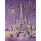 DIY Pearl Painting With Frame - Handmade Self-Adhesive Pearls - Castle (30*40cm)
