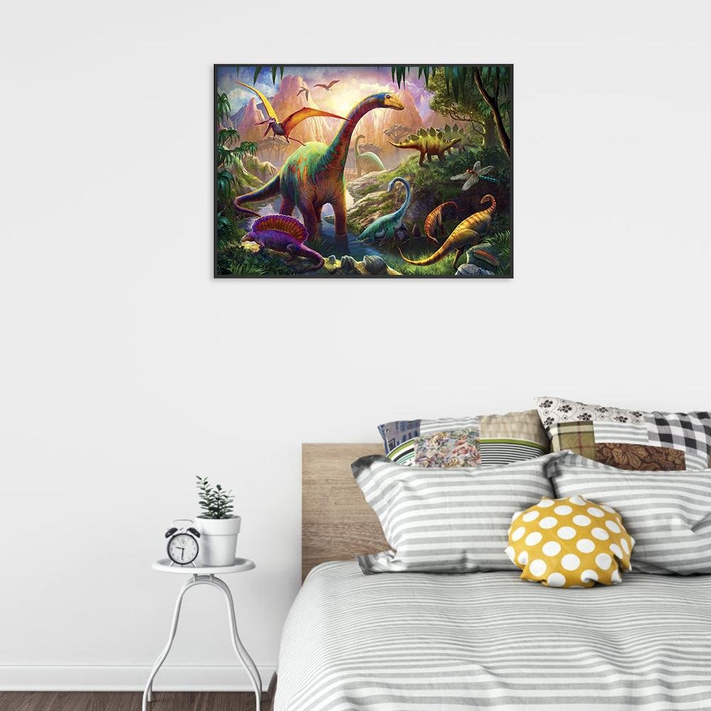 Diamond Painting - Full Round - Dinosaurs