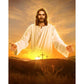 Religious Jesus Hand Painted Canvas Picture Living Room Decoration