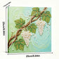 DIY Pearl Painting With Frame - Handmade Self-Adhesive Pearls - Grape (25*25cm)