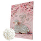 DIY Pearl Painting With Frame - Handmade Self-Adhesive Pearls - Sheep (30*40cm)