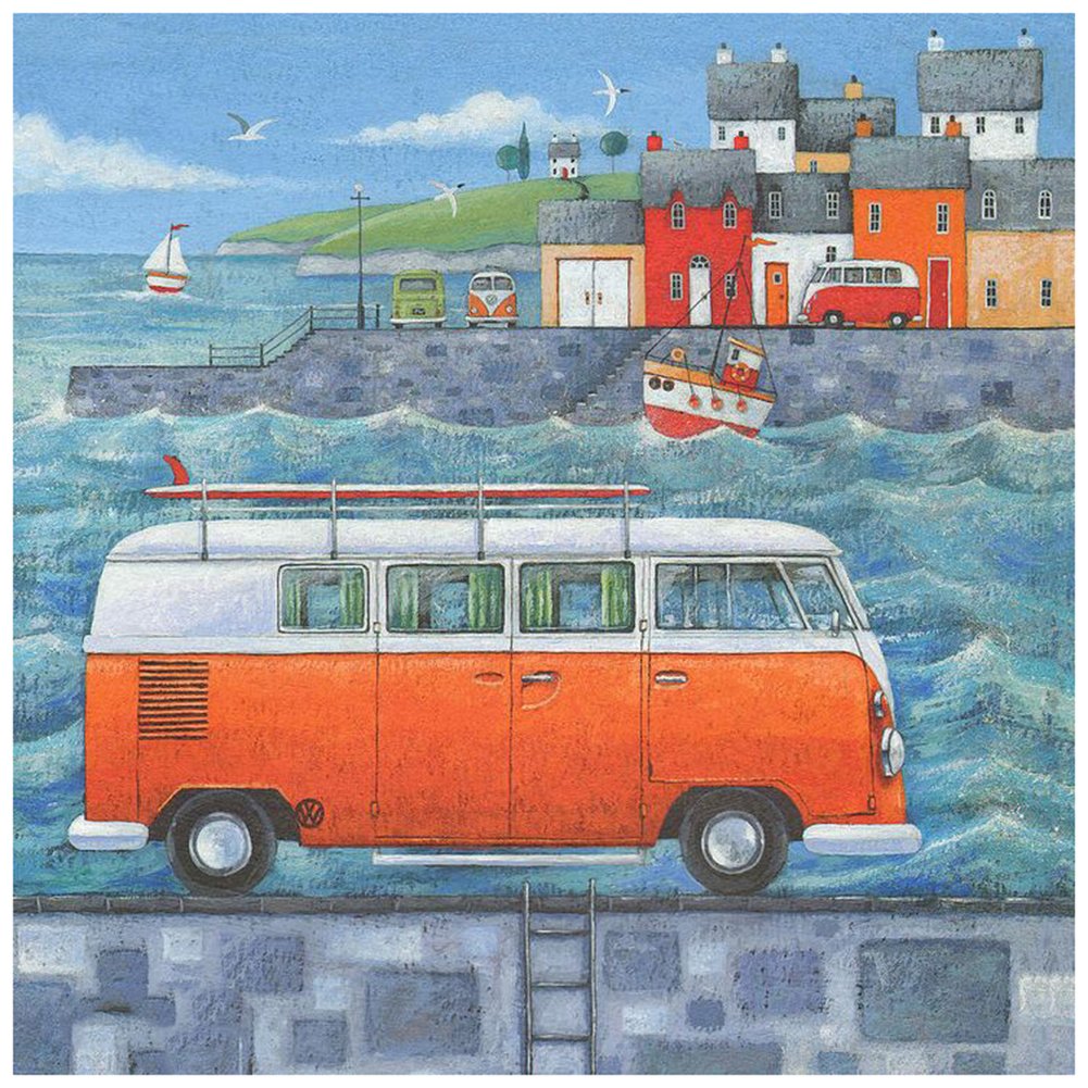 Diamond Painting - Full Round - Bus
