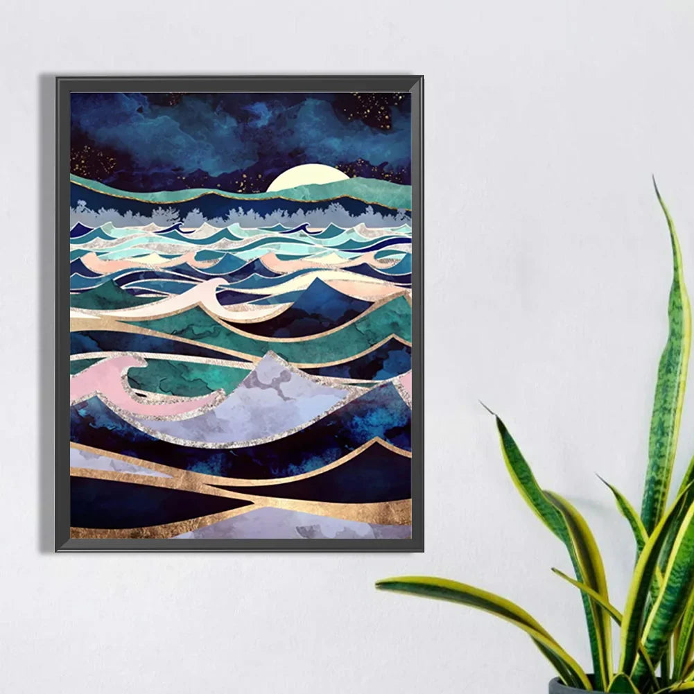 5D DIY Diamond Painting - Full Round / Square  - Abstract View B