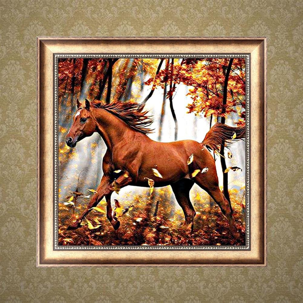 Diamond Painting - Full Round - Horse B