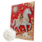 DIY Pearl Painting With Frame - Handmade Self-Adhesive Pearls - Horse (30*40cm) C