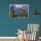 Diamond Painting - Full Round - Dinosaurs in Forest
