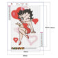 5D Diamond Painting Kit - Full Round - Betty Boop Wink