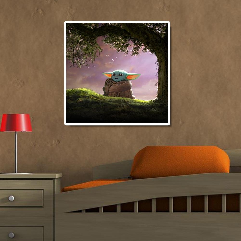 Diamond Painting - Full Round - Yoda L
