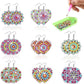8 Pairs DIY Diamond Painting Earrings Kit - Mandala D