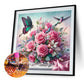 Diamond Painting - Full Round / Square - Butterfly And Rose Flower