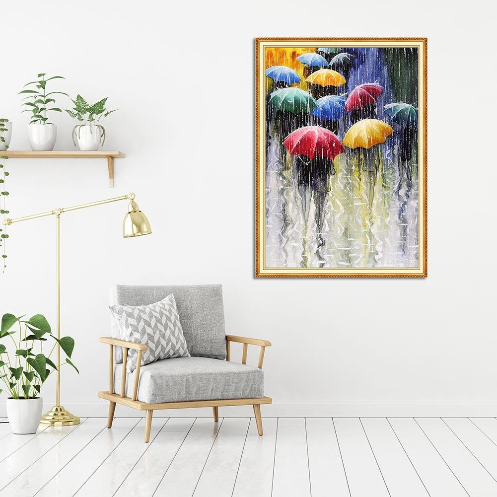 Diamond Painting - Full Round - Rainy Day