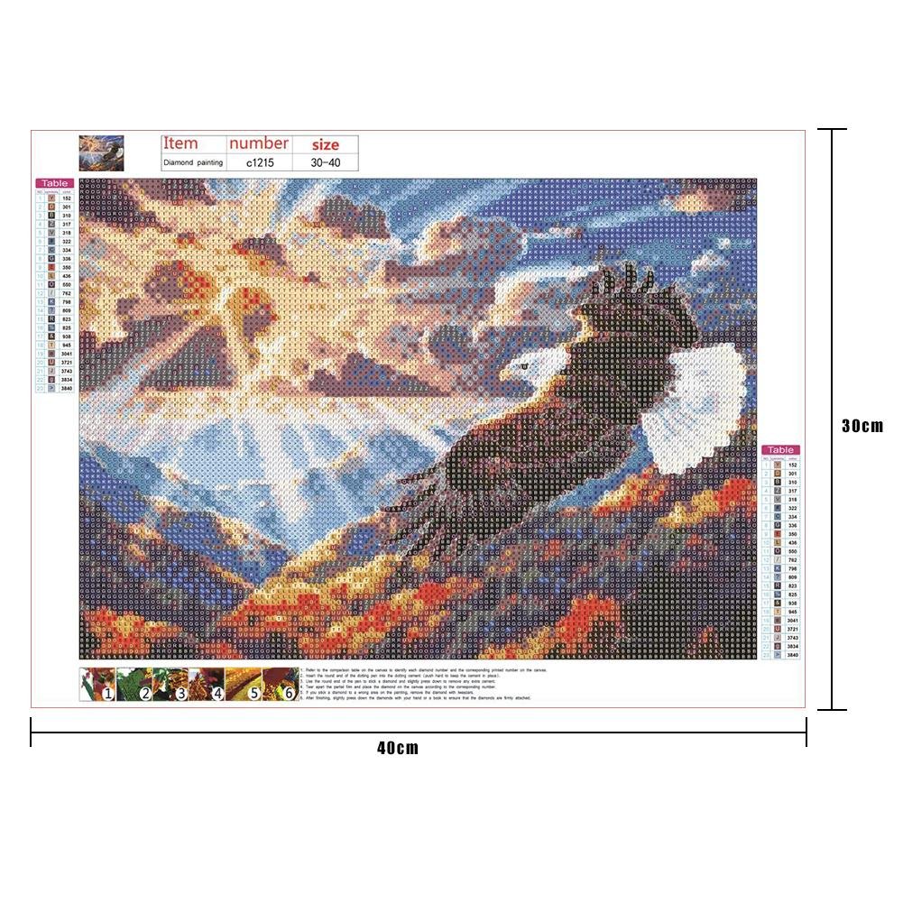Diamond Painting - Full Round - Flying Eagle B